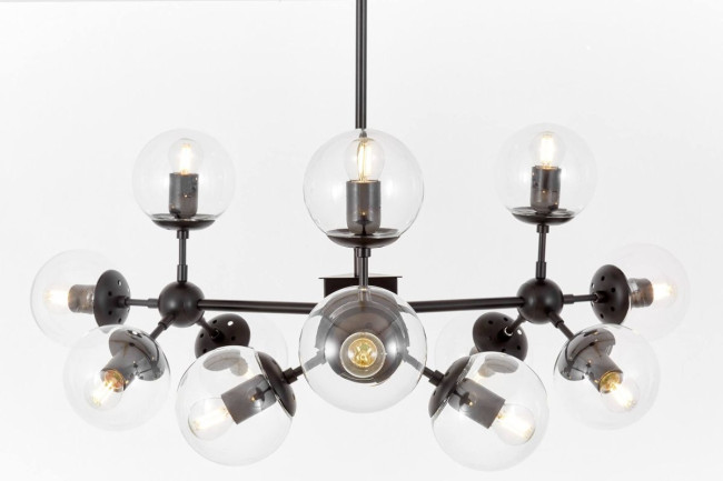 Люстра на штанге Lumina Deco Zodiak LDP 160-12 BK+PR Люстра на штанге Lumina Deco Zodiak LDP 160-12 BK+PR