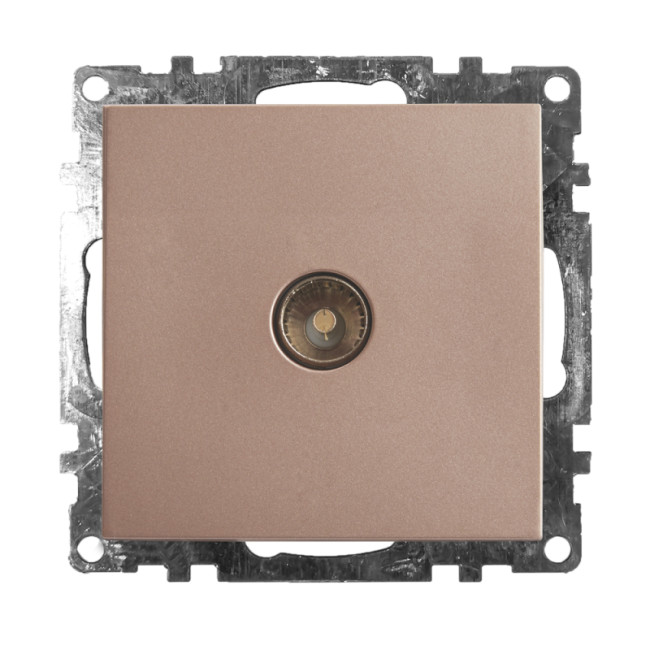 Розетка телевизионная 1-местная Stekker Катрин 39600 Розетка телевизионная 1-местная Stekker Катрин 39600