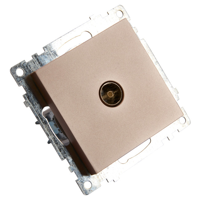 Розетка телевизионная 1-местная Stekker Катрин 39600 Розетка телевизионная 1-местная Stekker Катрин 39600