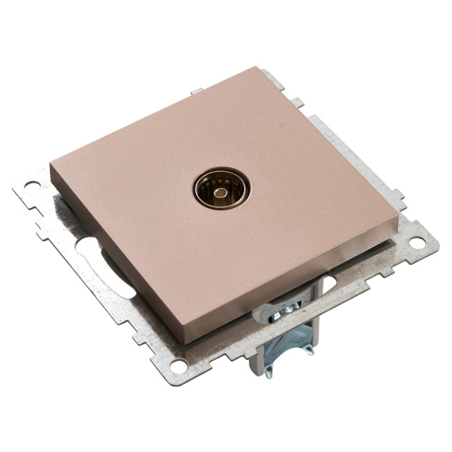 Розетка телевизионная 1-местная Stekker Катрин 39600 Розетка телевизионная 1-местная Stekker Катрин 39600