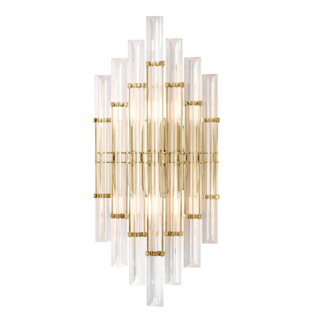 Настенный светильник Crystal Lux SARAGOSA AP2 BRASS/TRANSPARENTE Настенный светильник Crystal Lux SARAGOSA AP2 BRASS/TRANSPARENTE