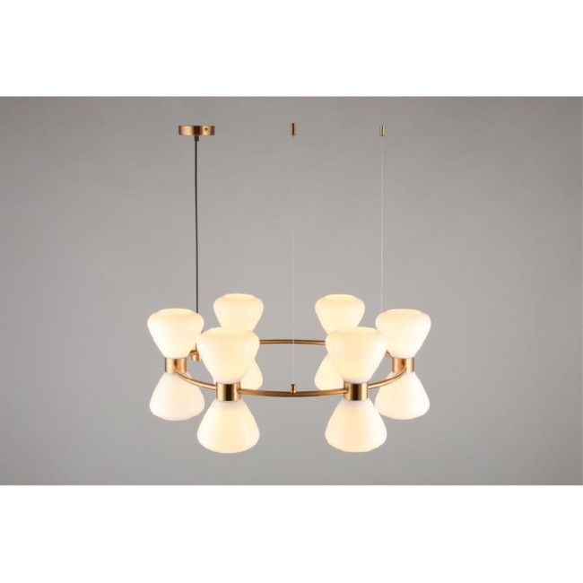 Подвесная люстра Omnilux Trevasco OML-59603-12 Подвесная люстра Omnilux Trevasco OML-59603-12