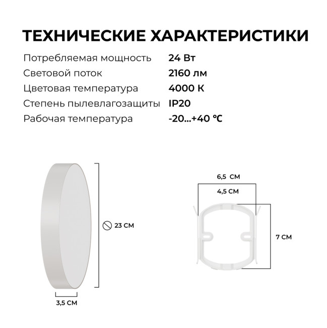 Накладной светильник Apeyron Min 18-159 Накладной светильник Apeyron Min 18-159