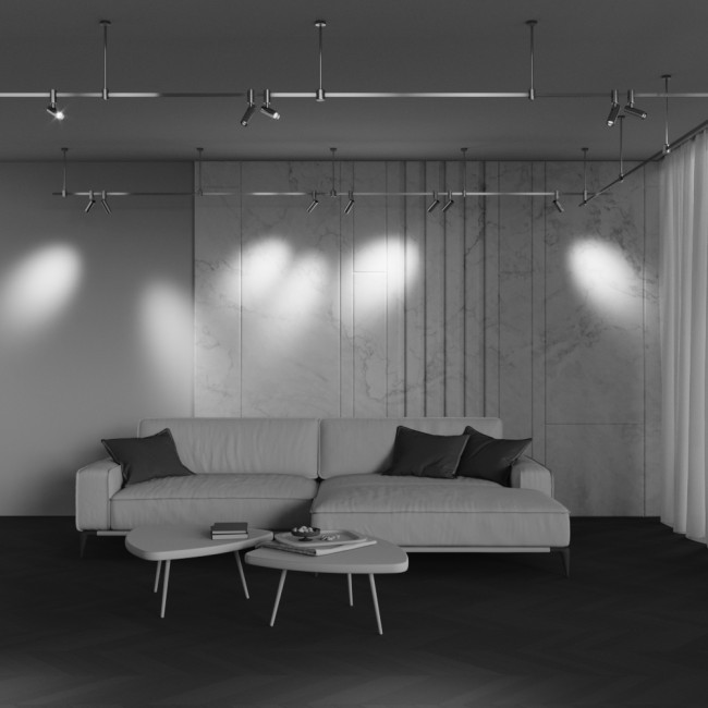 Трековый магнитный светильник Maytoni Focus TR144-1-5W3K-W-BS Трековый магнитный светильник Maytoni Focus TR144-1-5W3K-W-BS