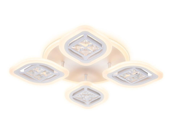 Потолочная светодиодная люстра Ambrella Light Acrylica Ice FA280
