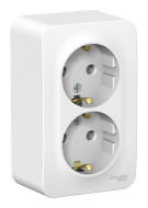 Розетка 2-ая с/з без шторок, 16А, 250В Systeme Electric Blanca наруж BLNRA010201 Розетка 2-ая с/з без шторок, 16А, 250В Systeme Electric Blanca наруж BLNRA010201