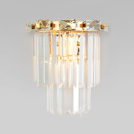 Настенный светильник Eurosvet Elegante 10130/1 золото/прозрачный хрусталь Strotskis a060646 Настенный светильник Eurosvet Elegante 10130/1 золото/прозрачный хрусталь Strotskis a060646