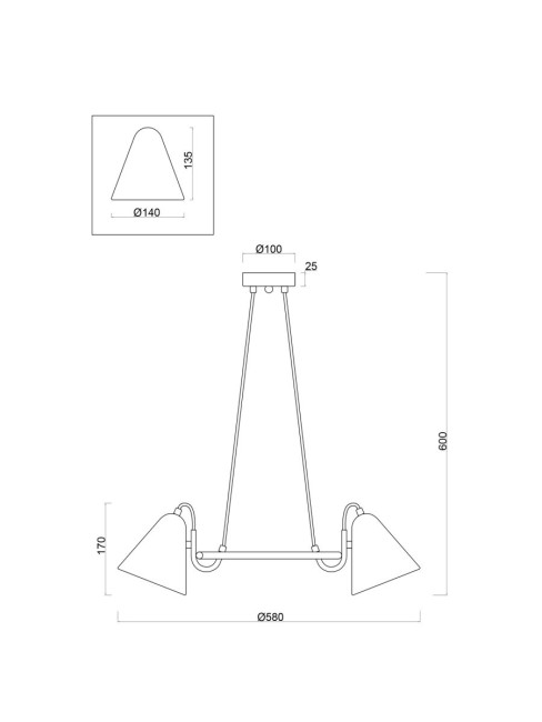 Подвесной светильник Freya Falke Market FR8001PL-03WG
