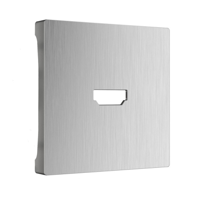 Накладка Werkel для розетки HDMI серебряный рифленый WL09-HDMI-CP 4690389128318 Накладка Werkel для розетки HDMI серебряный рифленый WL09-HDMI-CP 4690389128318