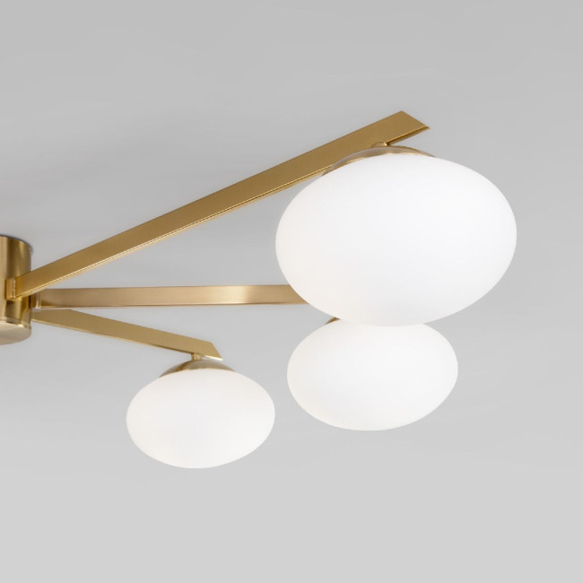 Потолочная люстра Eurosvet Opaline 70220/6 латунь a065766