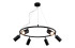 Подвесной светильник Crystal Lux RIVO SP6 BL
