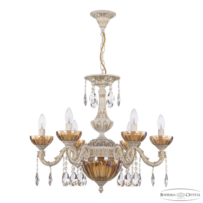 Подвесная люстра Bohemia Ivele Crystal AL79101P/6/175 A WMG P Shampan/M-1H Подвесная люстра Bohemia Ivele Crystal AL79101P/6/175 A WMG P Shampan/M-1H