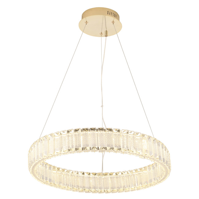Подвесная люстра Crystal Lux MUSIKA SP50W LED GOLD