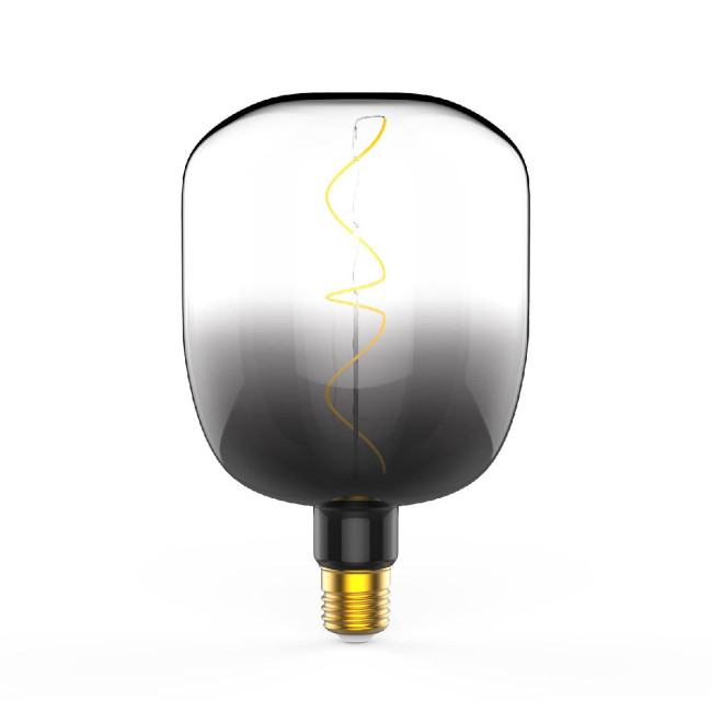 Лампа светодиодная филаментная Gauss E27 5W 1800K черная 1008802105