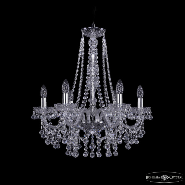 Подвесная люстра Bohemia Ivele Crystal 1409/6/195/h-63 Ni