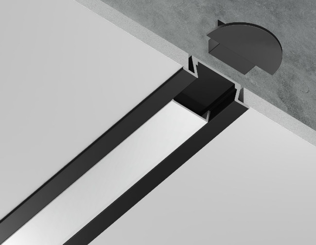 Алюминиевый встраиваемый профиль Ambrella Light Alum Profile GP1001BK Алюминиевый встраиваемый профиль Ambrella Light Alum Profile GP1001BK