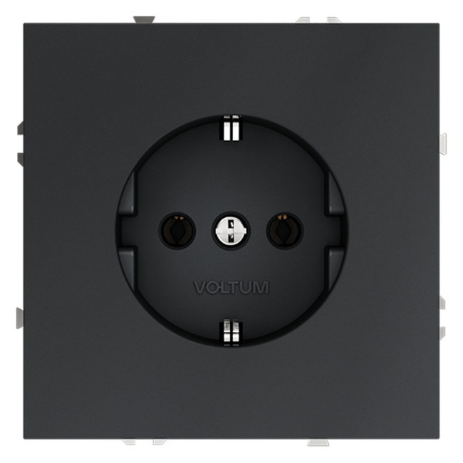 Розетка Voltum S70 VLS040107 (графит)