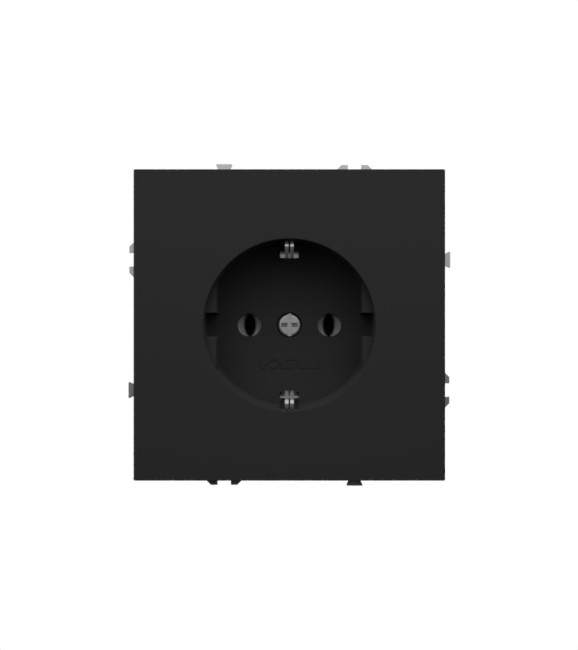 Розетка Voltum S70 VLS040107 (графит)