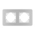 Рамка на 2 поста алюминиевая Arlight FRM-AKIRY-SFAL-2-SR 049737