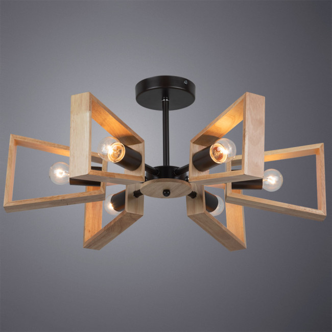 Люстра на штанге Arte Lamp Brussels A8030PL-6BK Люстра на штанге Arte Lamp Brussels A8030PL-6BK