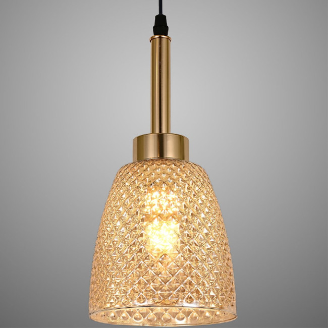 Каскадная люстра Reluce 09011-0.9-09 AMBER Каскадная люстра Reluce 09011-0.9-09 AMBER