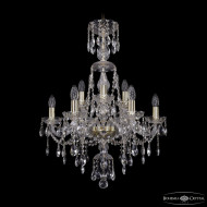 Подвесная люстра Bohemia Ivele Crystal 1415/6+3/200/XL-77 G