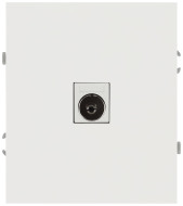 Розетка ЭРА Arktik 16-3101-01 TV одиночная белый Б0070464