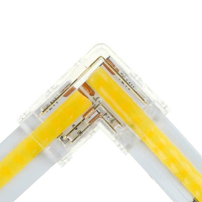 Соединитель угловой 10мм для CCT COB ленты шириной 8 мм Feron LD174 52005