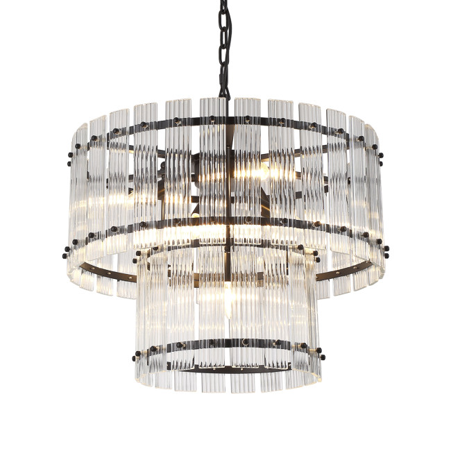 Люстра Ruby 7 black