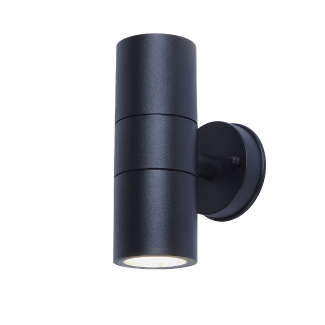 Уличный настенный светильник Uniel UUL-S22D-2x35W/GU10 IP65 BLACK UL-00011272