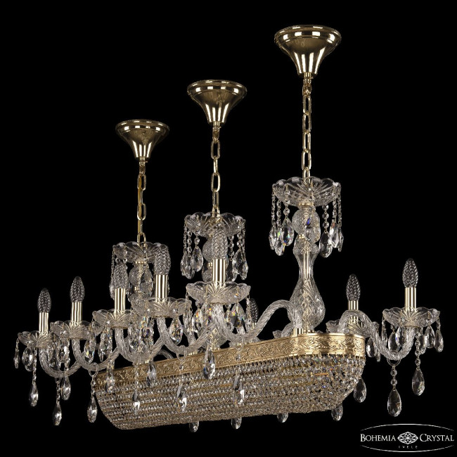 Подвесная люстра Bohemia Ivele Crystal 1452/10/195/1000 G Подвесная люстра Bohemia Ivele Crystal 1452/10/195/1000 G