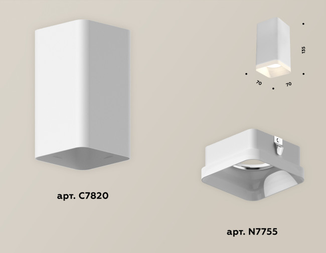 Потолочный светильник Ambrella Light Techno Spot XS7820021 (C7820, N7755) Потолочный светильник Ambrella Light Techno Spot XS7820021 (C7820, N7755)