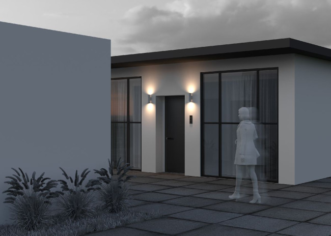 Уличный настенный светильник Maytoni Shim O303WL-L24W3K