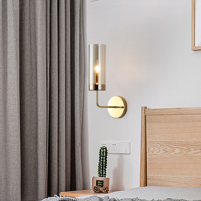 Бра ImperiumLoft Agne Blue Glass Tube 100322-22 Бра ImperiumLoft Agne Blue Glass Tube 100322-22