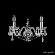 Бра Bohemia Ivele Crystal 1411B/2/160 Ni Leafs Бра Bohemia Ivele Crystal 1411B/2/160 Ni Leafs
