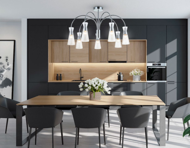 Люстра на штанге Ambrella Light High Light Modern LH55653 Люстра на штанге Ambrella Light High Light Modern LH55653