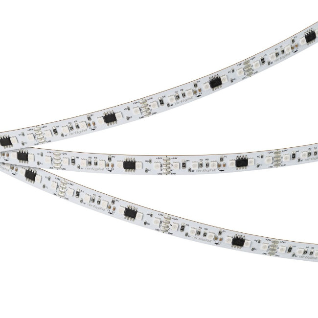 Светодиодная лента Arlight SPI-A120-10mm 24V RGB-PX6-BPT (23 W/m, IP20, 2835, 5m) 046871 Светодиодная лента Arlight SPI-A120-10mm 24V RGB-PX6-BPT (23 W/m, IP20, 2835, 5m) 046871