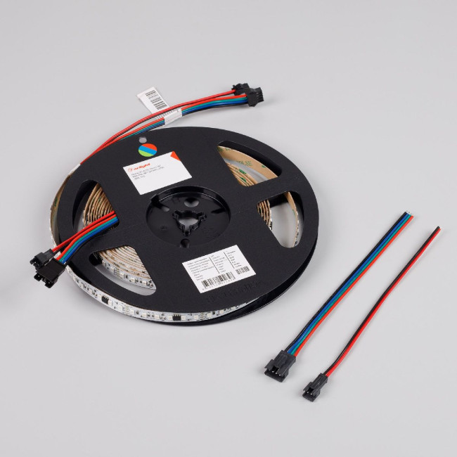 Светодиодная лента Arlight SPI-A120-10mm 24V RGB-PX6-BPT (23 W/m, IP20, 2835, 5m) 046871 Светодиодная лента Arlight SPI-A120-10mm 24V RGB-PX6-BPT (23 W/m, IP20, 2835, 5m) 046871
