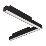 Трековый магнитный светильник Arlight MAG-ORIENT-FLAT-ANGLE-L295-18W Warm3000 (BK, 100 deg, 48V) (IP20 Металл) 060731 Трековый магнитный светильник Arlight MAG-ORIENT-FLAT-ANGLE-L295-18W Warm3000 (BK, 100 deg, 48V) (IP20 Металл) 060731