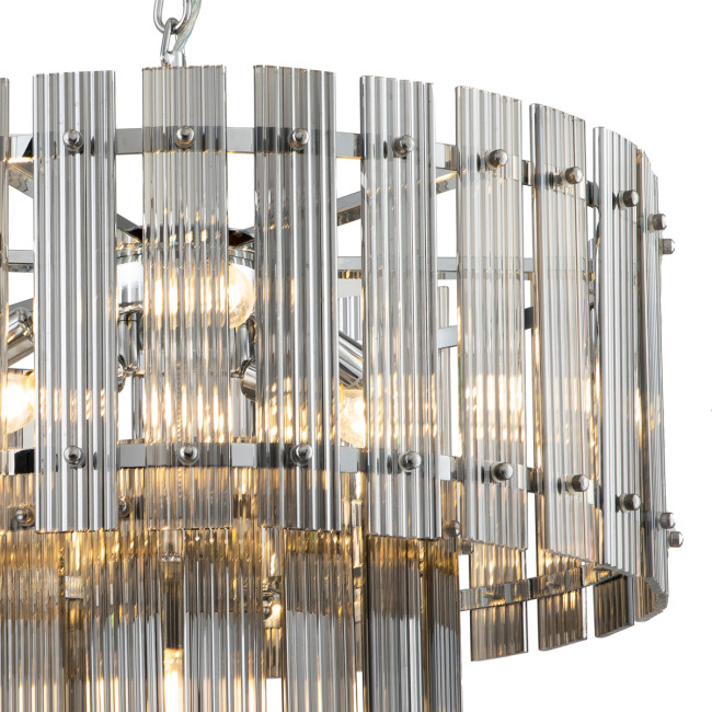 Подвесная люстра Delight Collection Ruby KG1112P-7 chrome/smoky Подвесная люстра Delight Collection Ruby KG1112P-7 chrome/smoky