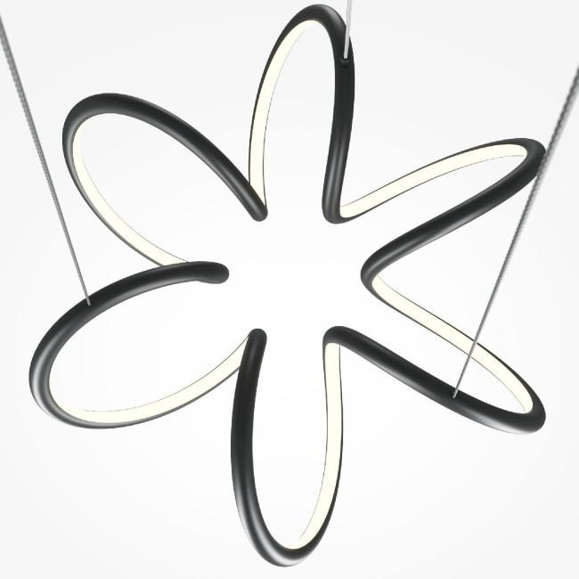 Подвесная люстра Maytoni Curve MOD241PL-L60BK