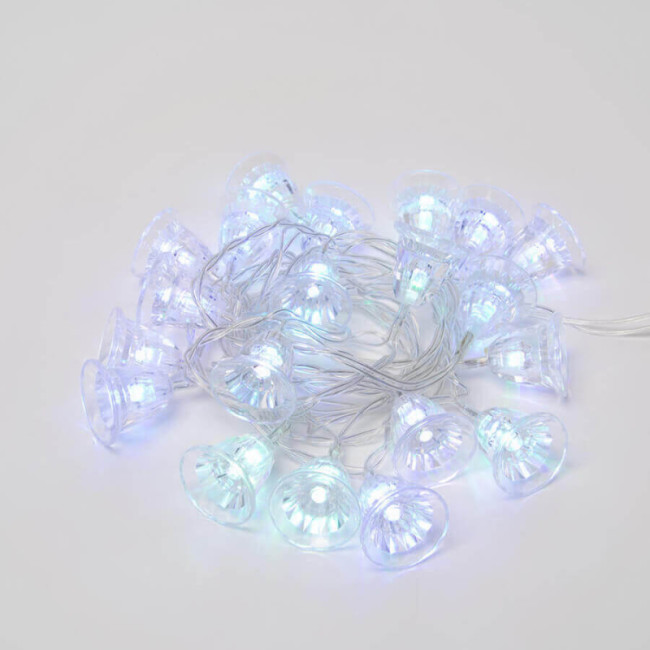 Светодиодная гирлянда (07919) Uniel Колокольчики 220V разноцветный ULD-S0280-020/DTA RGB IP20 BELLS