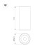 Накладной светильник Arlight SP-GABI-SURFACE-R50-9W Warm3000 052335 Накладной светильник Arlight SP-GABI-SURFACE-R50-9W Warm3000 052335