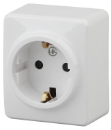 Розетка 2P+E Schuko со шторками Эра 11-2204-01 Б0020688
