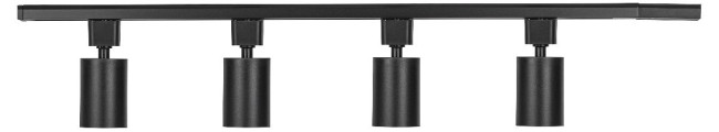 Трековый однофазный светильник (4 шт.) Эра TR70-SET4-GU10-BK Б0063956 Трековый однофазный светильник (4 шт.) Эра TR70-SET4-GU10-BK Б0063956