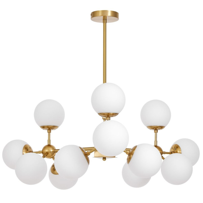 Люстра на штанге Lumina Deco Zodiak LDP 160-12 MD+WT Люстра на штанге Lumina Deco Zodiak LDP 160-12 MD+WT