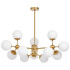 Люстра на штанге Lumina Deco Zodiak LDP 160-12 MD+WT Люстра на штанге Lumina Deco Zodiak LDP 160-12 MD+WT