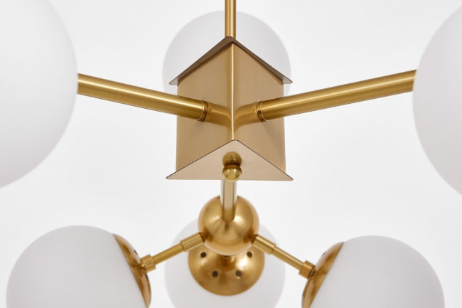 Люстра на штанге Lumina Deco Zodiak LDP 160-12 MD+WT Люстра на штанге Lumina Deco Zodiak LDP 160-12 MD+WT
