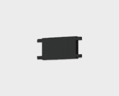 Соединитель прямой для магнитного шинопровода Italline IT09-9028 black