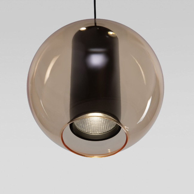 Подвесной светильник Eurosvet Cobble 50258/3 LED дымчатый/ бежевый/ шоколад a064554